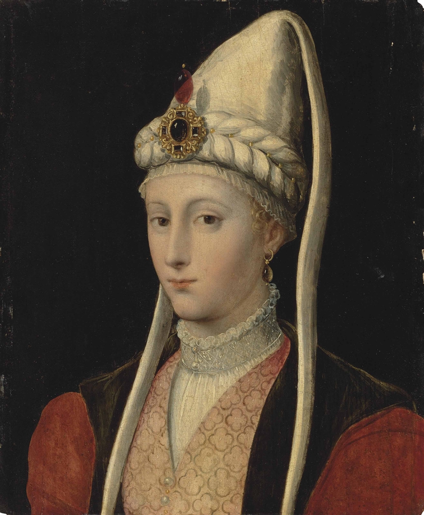 Obrázek: Hürrem Sultan (Roxolana), portrét z 16.–17. století. Zdroj: Wikimedia Commons, public domain.